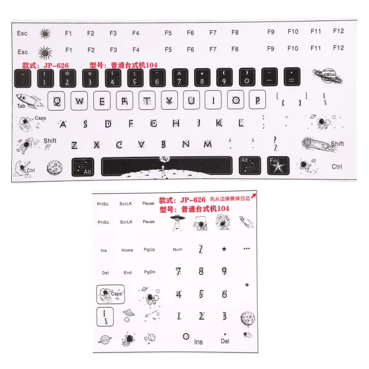 2%20Pcs%20Keyboard%20Stickers%20Universal%20Desktop%20Computer%20Mechanical%20Gaming%20Replacement%20Keyboard%20Keycap%20Matte%20Stickers%20-%20Image%203