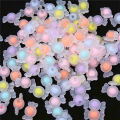 50Pcs Plastic Acrylic Candy Shape Beads Charm For Necklace Bracelet Keychain DIY Jewelry Craft Making Accessories. 
