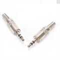 3.5mm 3 Pole Headphone Replacement Jack Male Plug Soldering Connector 2Ps. 