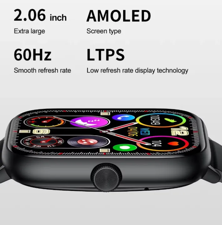 Pix%20Shadhin%20AMOLED%20Screen%20Smart%20Watch-%20Pix%20Shadhin%20IP68%20Waterproof%202.06"%20AMOLED%20HD%20Screen%20Bluetooth%20Call%20Sleep%20Tracking%20Smartwatch-%20Premium%20Quality%20AMOLED%20Screen%20Smart%20Watch%20with%20free%20Screen%20Protector,%20Charging%20Cable%20(%20Black%20Color)%20-%20Image%205