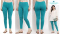 High Waist Ladies Lycra Cotton Churidar Leggings, Party Wear, Slim Fit tights. 