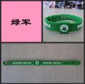wholesale 31 teams cheap custom embossed men basketball silicone bracelet.