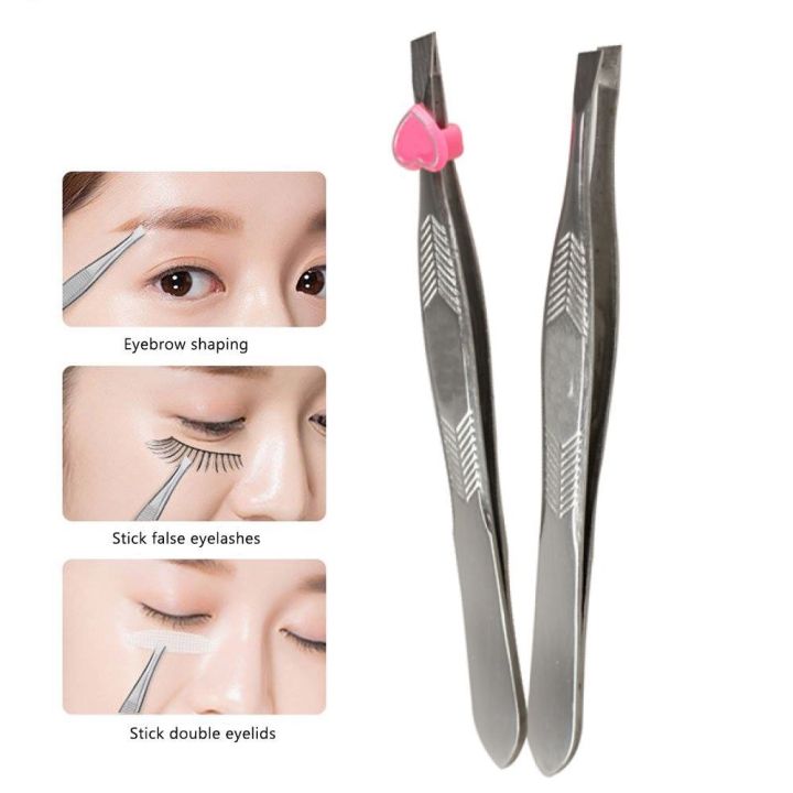 Beauty%20Tool%20Eyebrow%20Hair%20Removal%20Stainless%20Steel%20Clip%20Tweezers%20-%203pcs%20-%20Image%205