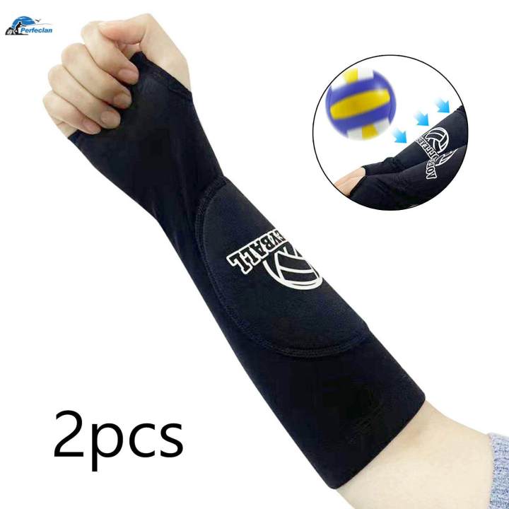 2Pcs%20Volleyball%20Arm%20Sleeve%20Gloves%20Basketball%20Wrist%20Support%20for%20Gaming%20Black%20-%20Image%206