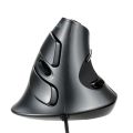 HXSJ Delux USB Wired Ergonomic Vertical Optical Mouse Computer Mice Adjustable 1600 DPI 5D Buttons with Removable Palm Rest. 