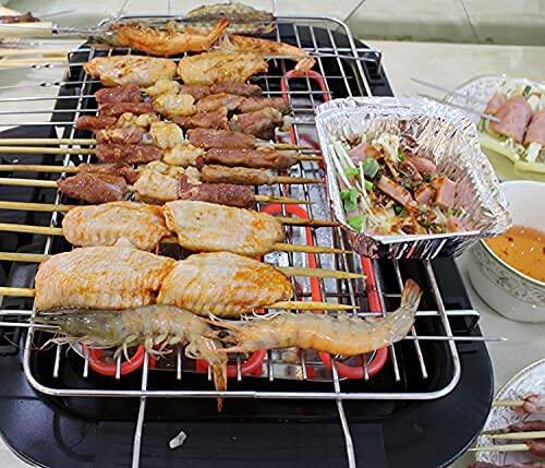 Electric%20BBQ%20Grill%20Machine%20With%2012Pcs%20Barbecue%20Skewer%20Grill%20Kebab%20Needles%20Stick%20Wood%20Handle%20-%20Image%202