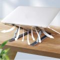 Laptop Stand Creative Folding Storage Bracket for 10-17 inch Tablets Notebook Laptop Premium Quality Aluminum Alloy Laptop Stand. 