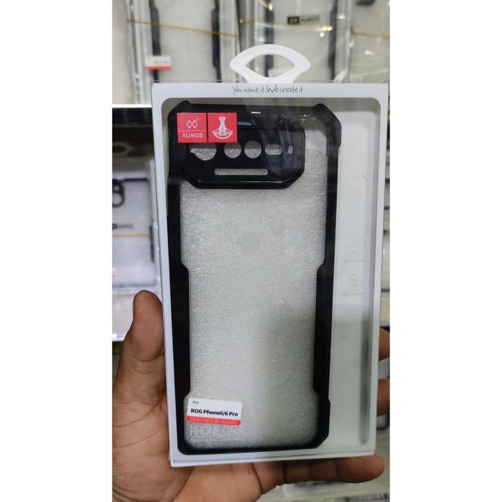 For Asus ROG Phone 6 ROG 6 ROG 6 Pro Xundd Shockproof Transparent PC and TPU Bumper Back Cover