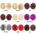 Messy Hair Bun Curly Bun Donuts Hair Bun Pad Hair Extension Clip Hair Ring Synthetic Women's.