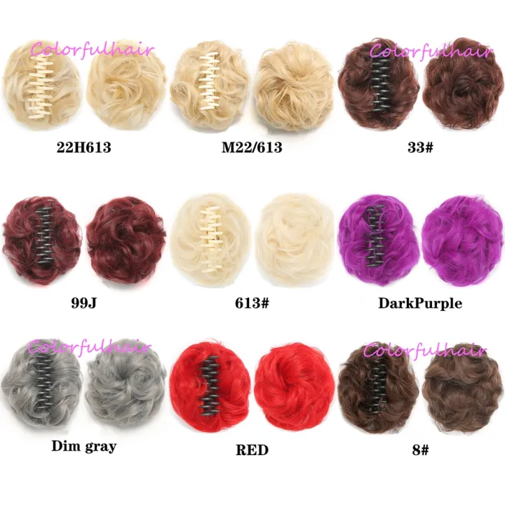 Messy%20Hair%20Bun%20Curly%20Bun%20Donuts%20Hair%20Bun%20Pad%20Hair%20Extension%20Clip%20Hair%20Ring%20Synthetic%20Women's%20-%20Image%208