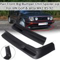 Pair Front Bumper Chin Spoiler Lip Car Valance Splitter For VW Golf For Jetta MK2 85-92 Auto Replacement Exterior Parts. 