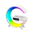 G63 smart light sound machine alarm clock with Wireless Charger. 