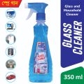 Cleanzy Glass Cleaner with Spray - 350ml ( Buy 1 Get 1 Refill 350ml Free ). 