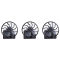 3X Solar Fan Clip Cap Fan with Clip Solar Small Fan Electric Fan Outdoor Portable Fan.