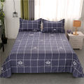 Washed Cotton Bed Sheet Single Piece Double Linen Skin-Friendly Brushed Twill Thickened Single Student Dormitory Multi-Specification Quilt Sheet.