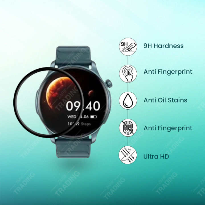 ZEBLAZE BTALK 3 PRO Screen Protector Full Coverage Anti-Scratch Anti Fingerprint Automatic Scratch Repair Easy Install