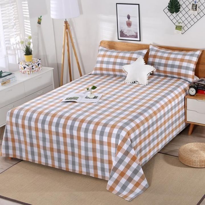 Crash%20Bed%20Sheet%20Traditional%20Cotton%20Old%20Coarse%20Cloth%20Single%20Student%20Dormitory%20Thickened%20Double%20Three-Piece%20Tatami%20Bed%20Sheet%20Wholesale%20-%20Image%207
