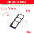 Vivo Y51 Sim Tray Micro SD Card Slot with Sim Ejector Pin Replacement Part. 