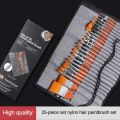 Giorgione 25 Pcs Artist Paint Brushes Watercolour Acrylic Oil Painting Brush With Case Set.