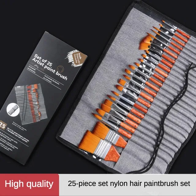 Giorgione%2025%20Pcs%20Artist%20Paint%20Brushes%20Watercolour%20Acrylic%20Oil%20Painting%20Brush%20With%20Case%20Set%20-%20Image%202
