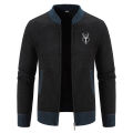 【NShisasN】High Quality Men Thicker Warm Stand-up collar Fit Cardigans Coats Men Cardigan Sweaters Jackets Winter Casual Sweatercoats3XL. 