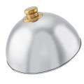 Stainless Steel Kitchen Restaurant Dining Food Serving Platter Lid For Home. 