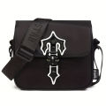 Top Quality Fashion Messenger trapstar Bag Lightweight Design Black Nylon Crossbody Bag Large Capacity Stylish Men Shoulder Bag.