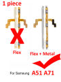 Samsung Galaxy A31 SM-A315/Galaxy A41 A415 A51 A71 4G Power Button Volume Button Flex Cable. 