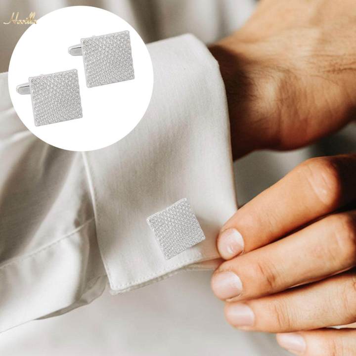 Mens%20Cufflinks%20French%20Cuff%20Shirt%20Cuff%20Links%20for%20Valentines%20Ceremony%20Party%20-%20Image%203