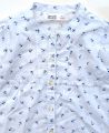 Baby Girl Full Sleeve Shirt: Adorable Anchor Print, Soft Cotton, Ages 6 Months to 4 Years. 