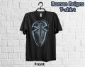 Black Cotton ROMAN REIGNS T-shirt for Men - T Shirt. 