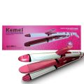 Kemei KM-1291 Professional 3 in 1 Hair Straightener Curler And Zic Zac Iron - Hair Straightener. 