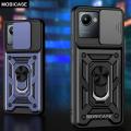 MobiCase S1 For Realme C30 4G / Realme Narzo 50i Prime 4G Back Cover Slide Camera Kickstand Anti Fall Shockproof Magnetic Bracket Protection Cover (Back Case Cover For Smartphone). 