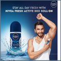 Nivea Men Fresh Active Anti-Perspirant Roll On Deodorant I 50ml I Germany. 