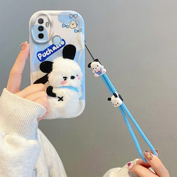 Olige%20Case%20For%20OPPO%20F11%20A32%20A33%20A39%20A53%20A54%20A55%20A57%20A58%20A60%20A74%20A77%20A78%20A79%20A93%20A94%20A95%20A96%20F19S%20F17%20F19%20Pro%20Reno%204%205%206%207%20Lite%207Z%20Realme%20V23%20Fashionable%20and%20Cute%20Cream%20Plush%20Phone%20Case%20with%20Six%20Animal%20Types%20Pacha%20Dog%20Strawberry%20Bear%20phone%20case%20back%20cover%20-%20Image%207