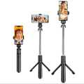 XT-02 Flexible 2 in 1 Bluetooth Selfie Stick Tripod Remote Control Selfie Stand. 