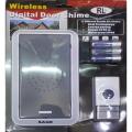 Calling Bell, Sage Portable Wireless Door Calling Bell with Remote Control White..