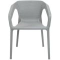 Stylee Cafe Arm Chair Gray.