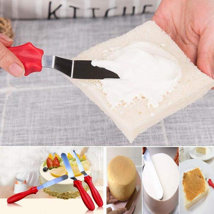 3pcs%20Set%20Stainless%20Steel%20Butter%20Cake%20Cream%20Smoother%20Spatula%20Fondant%20Pastry%20Tool%20-%20Image%203