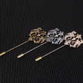 Double Lion Metal Suit Lapel Pin Brooch For Men & Women (1PS). 
