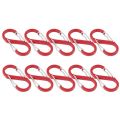 10PCS S Double Carabiner Set Camping EDC Survival Climbing Spring Backpack Clasps Keychain Tactical Gear Hooks Key Chain Clip.