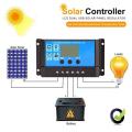Digital Solar Charge Controller 10A 12V Battery for 20-200W Solar Panel. 