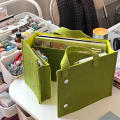Large Storage Bag Multipurpose Polyester Foldable Handbags Organizer Felt Book Bag for Student Travel Office Organization Accessories Storage.