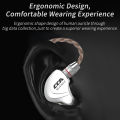 CCA C10 Headphones 4BA 1DD Hybrid Technology HiFi In Ear Music DJ Gamer Sport Earphone 3.5mm Gold Plated Plug Detachable Cable.