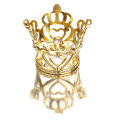 1/5Pcs Mini Crown Cake Decoration Crowns Cake Topper for Children Hair Ornaments Wedding Birthday Party Accessory.