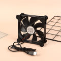 120MM 5V USB Fan Powered PC Router Fans With Stepless Speed Controller High Airflow Cooling Fan For Router Modem Receiver-Cola Kids. 
