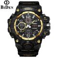 BIDEN Brand Original Waterproof 50M LED Digital Sport Watch Men Fashion Quartz Casual Watch For Men Swimming Watches. 
