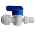 Plastic RO Water Purifier Inlet PVC Ball Valve (Gate Valve) 1/4" On/Off Diverter Gate Valve. 