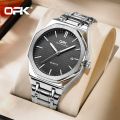 Opk Brand Men Watch Simple Fashion Waterproof Luminous Stainless Steel Strap. 