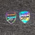 Car Stickers Arsenal Football Laser Reflective Decoration For Fuel Tank Cap Windshield Trunk Bumper Motorcycle Helmet Laptop Phone.